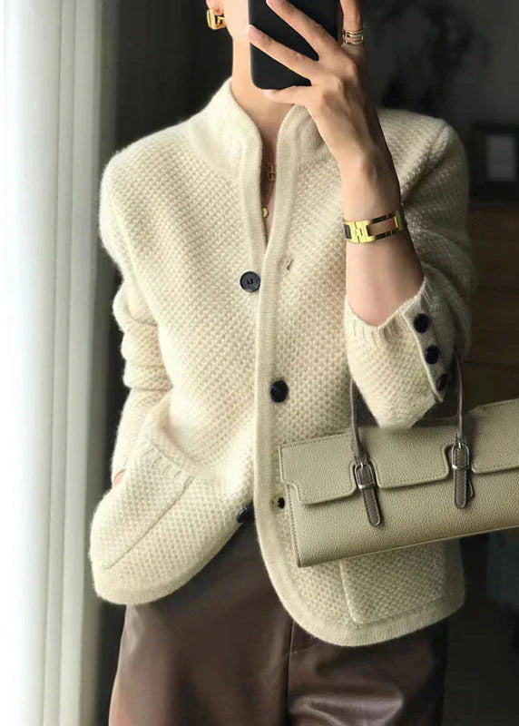 Schicke Strickjacke Mit Knöpfen Damen - IdealeKleiden