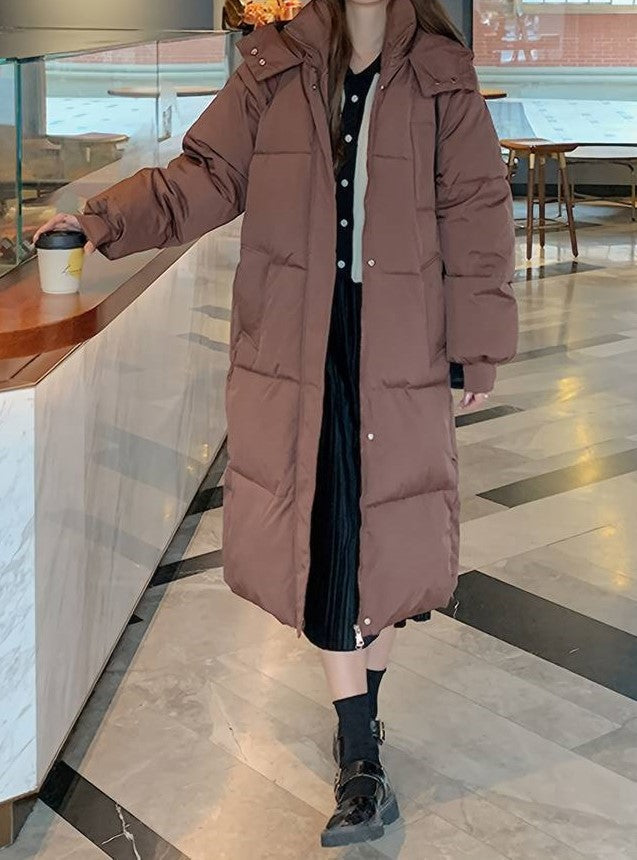 Lange Winterjacke Warm und Wasserdicht