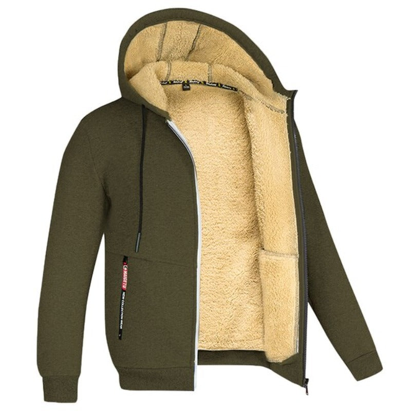 Herren Wollweste - Stilvolle Strickjacke aus Merinowolle