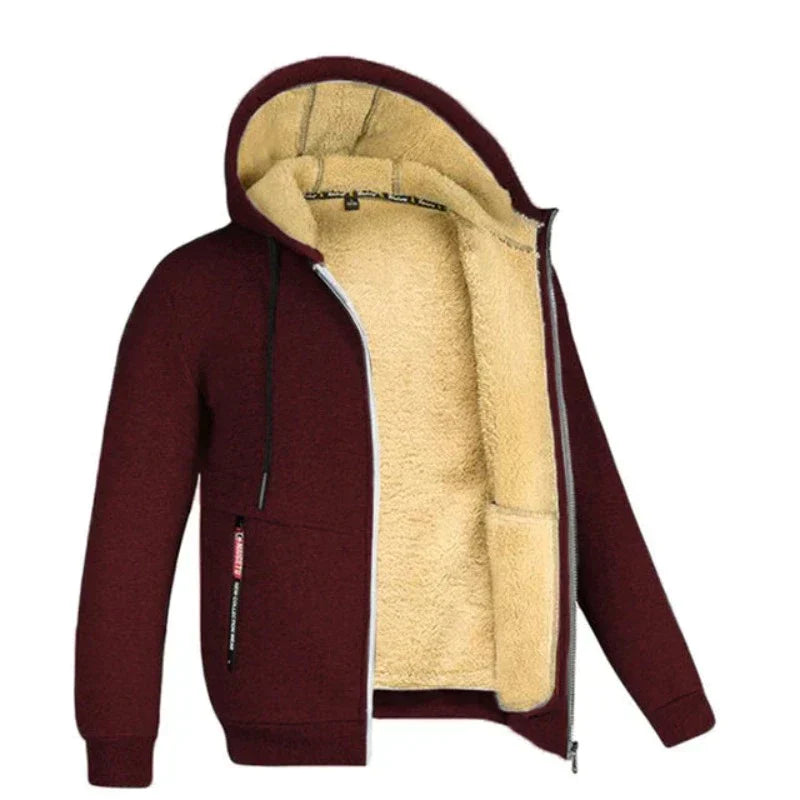 Herren Wollweste - Stilvolle Strickjacke aus Merinowolle