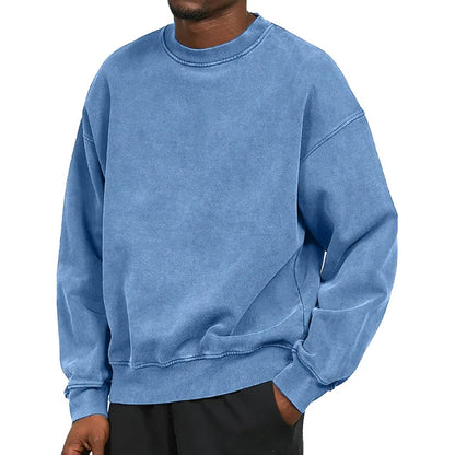 Klassisches Sweatshirt für Männer Bequem Rundhals Design