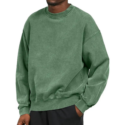 Klassisches Sweatshirt für Männer Bequem Rundhals Design