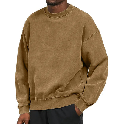 Klassisches Sweatshirt für Männer Bequem Rundhals Design