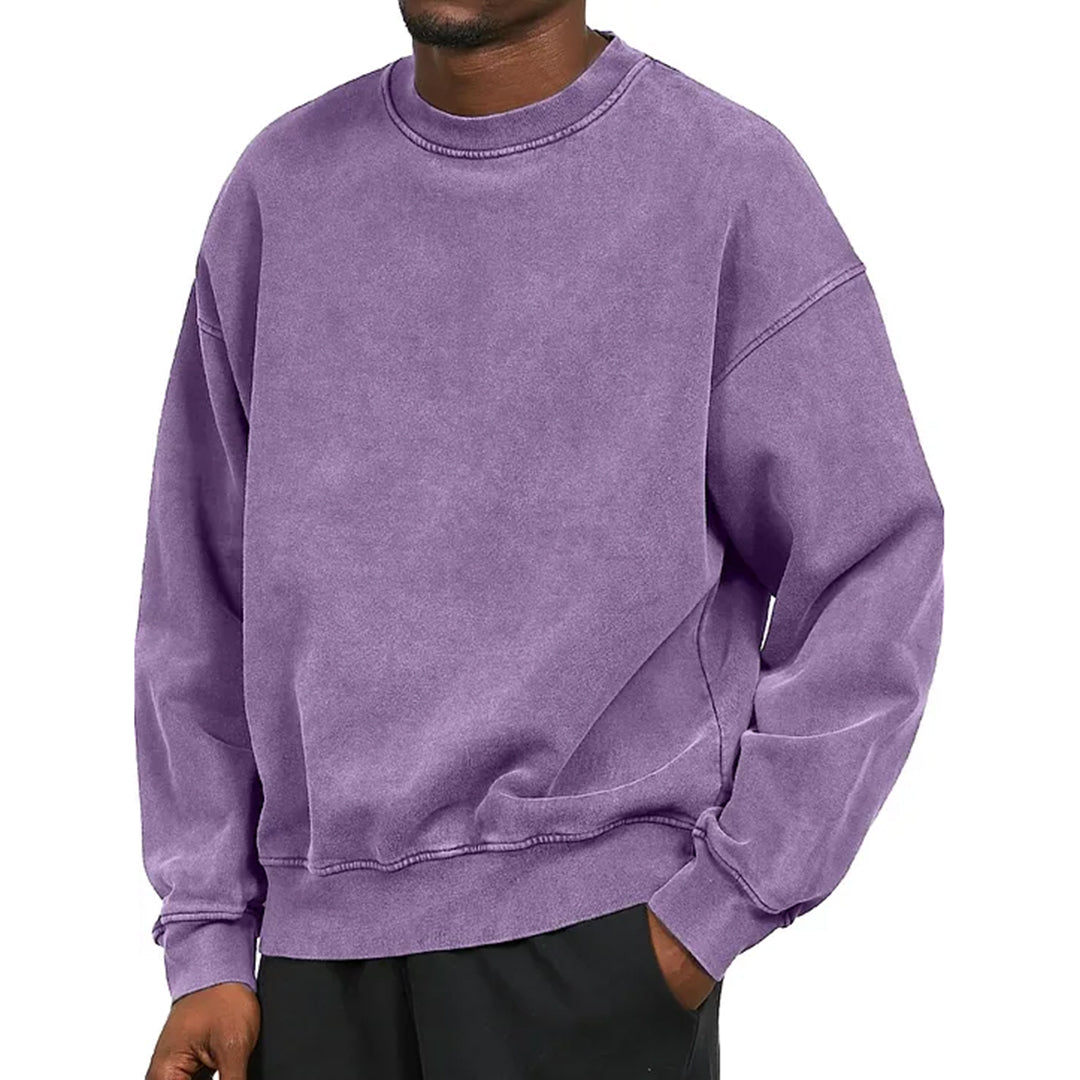 Klassisches Sweatshirt für Männer Bequem Rundhals Design