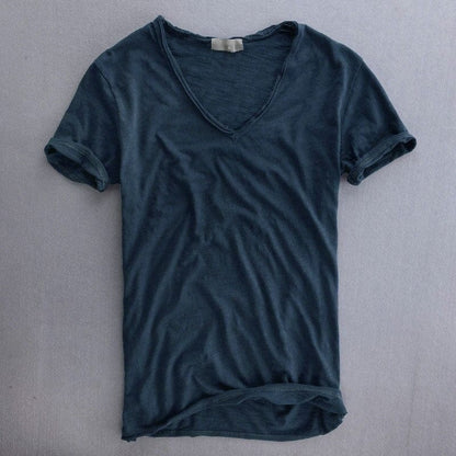 Herren T-Shirt Slim Fit Baumwolle