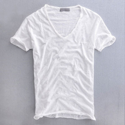 Herren T-Shirt Slim Fit Baumwolle