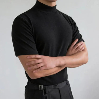 Einfaches Herren T-Shirt Lässig Kurzarm - IdealeKleiden