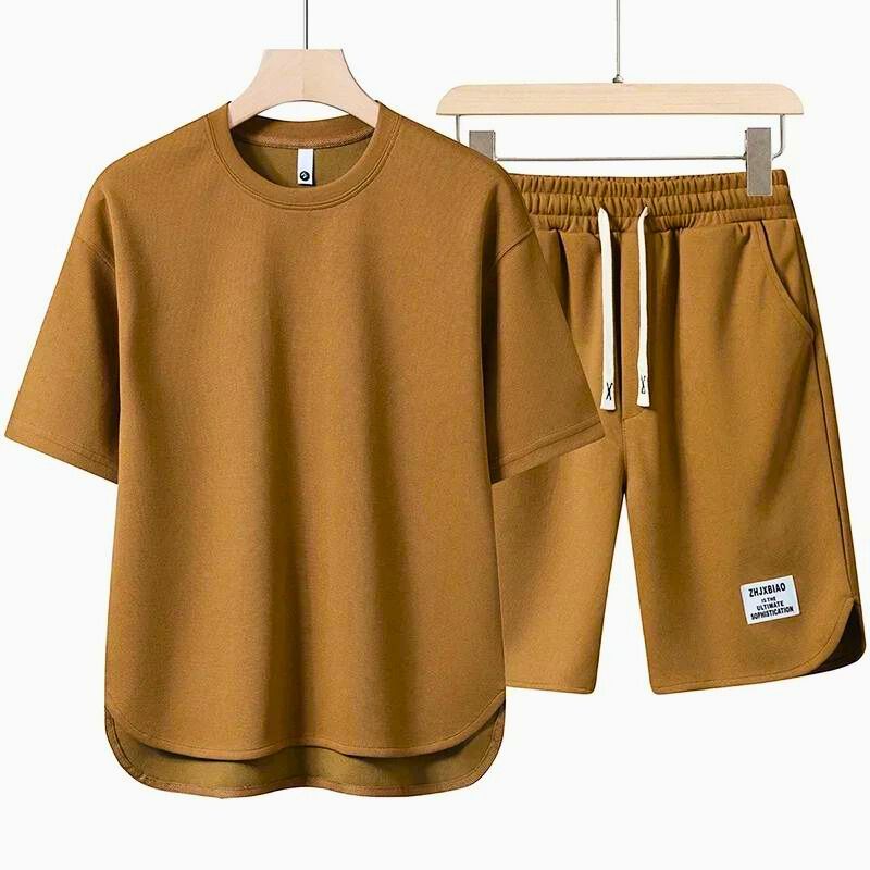 Lässiges Herren T-Shirt und Shorts Set - IdealeKleiden