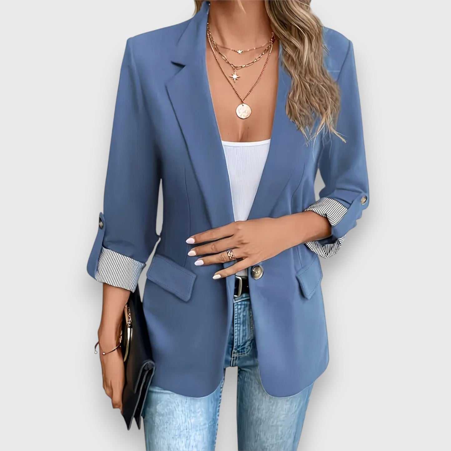 Herren Blazer Slim Fit Elegantes Design