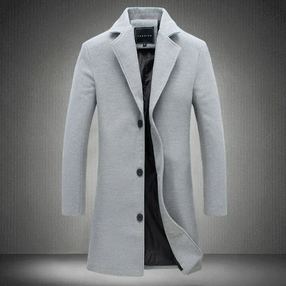 Herren Parka Mantel Stilvoll Militär Look