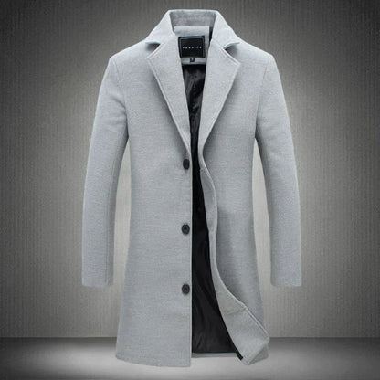 Herren Parka Mantel Stilvoll Militär Look