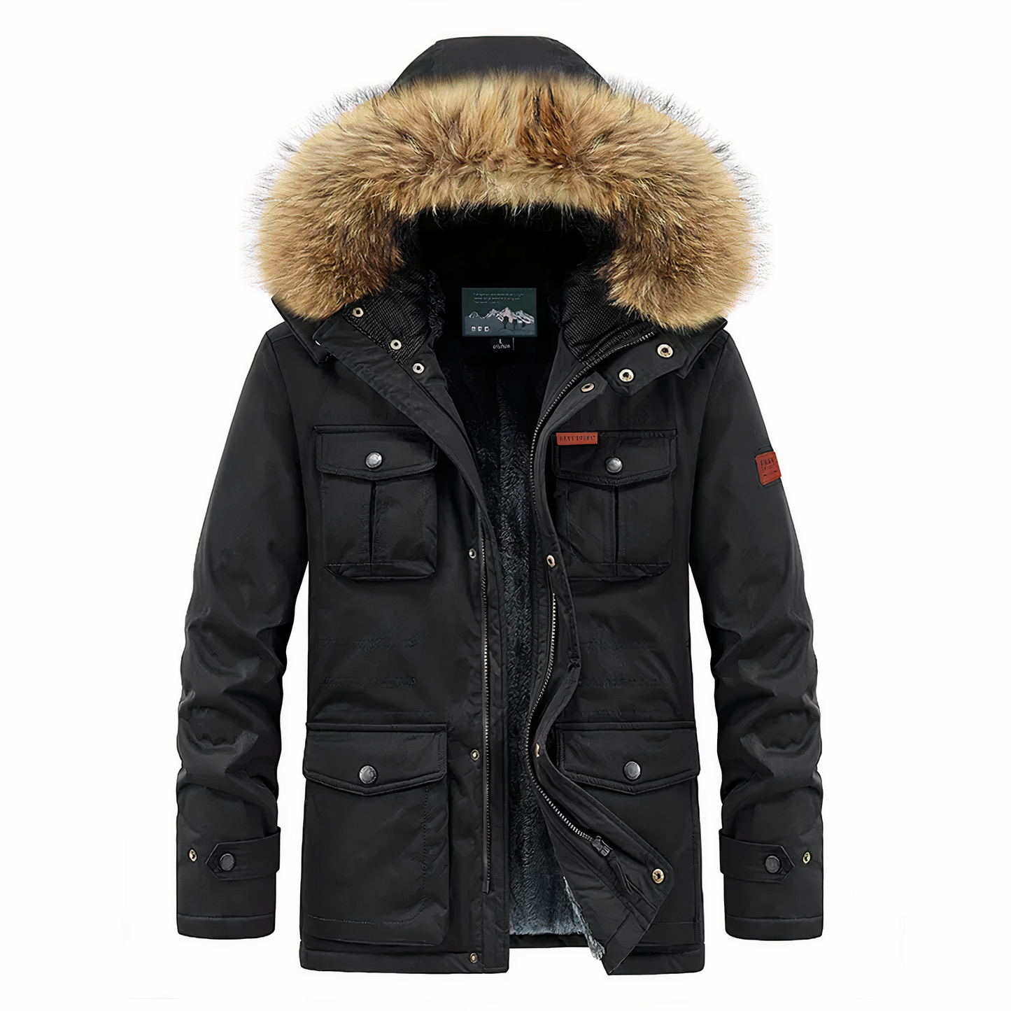 Wasserfeste Regenjacke mit Kapuze - IdealeKleiden