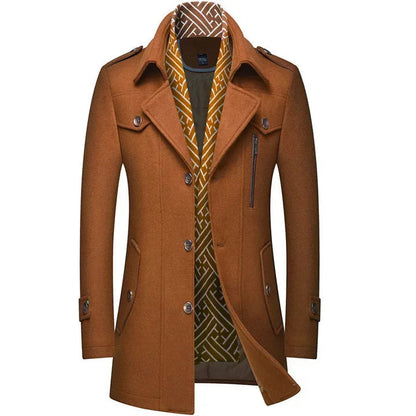 Herren Winterjacke Elegant Isoliert