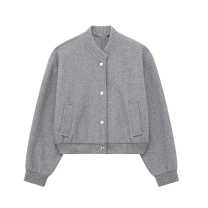 Stylische Frauenjacke Cropped Design