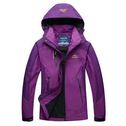 Wasserdichte Damenjacke Kapuzenparka Outdoor