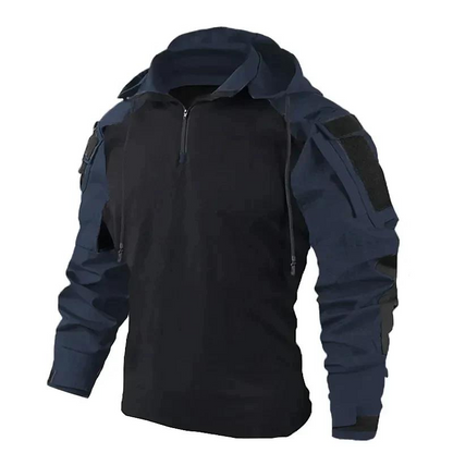 Outdoor Hemd Kapuze Reißverschluss Funktionsshirt Herren