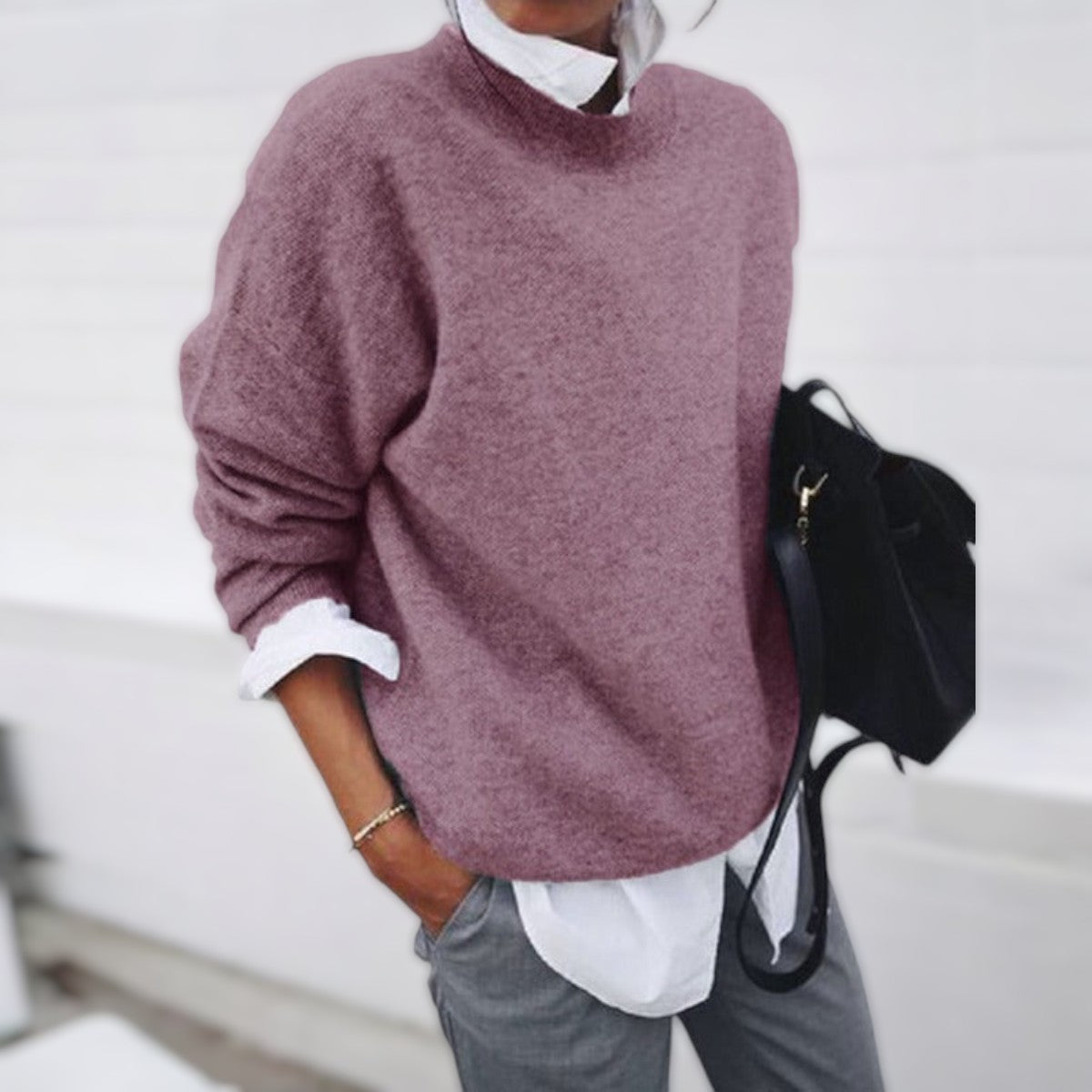Weicher Pullover Gemütlich & Bequem