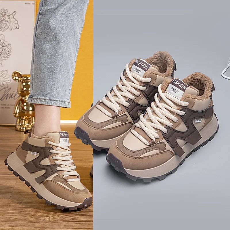 Frauen Stiefeletten Warm & Stylisch Winter - IdealeKleiden