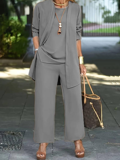 Damen Hosen-Set Bequem Langarm