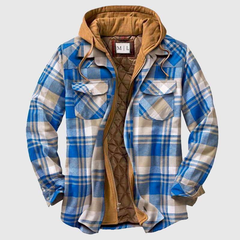 Herren Holzfällerjacke Karomuster