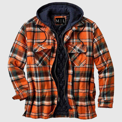 Herren Holzfällerjacke Karomuster