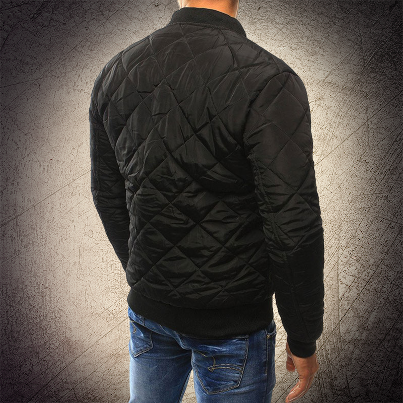 Herren Bomberjacke Diamant Stepp Effekt - IdealeKleiden