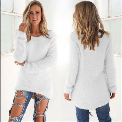 Lässige Damenpullover Oversized Style