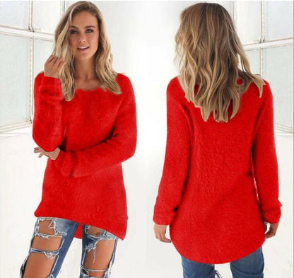 Lässige Damenpullover Oversized Style