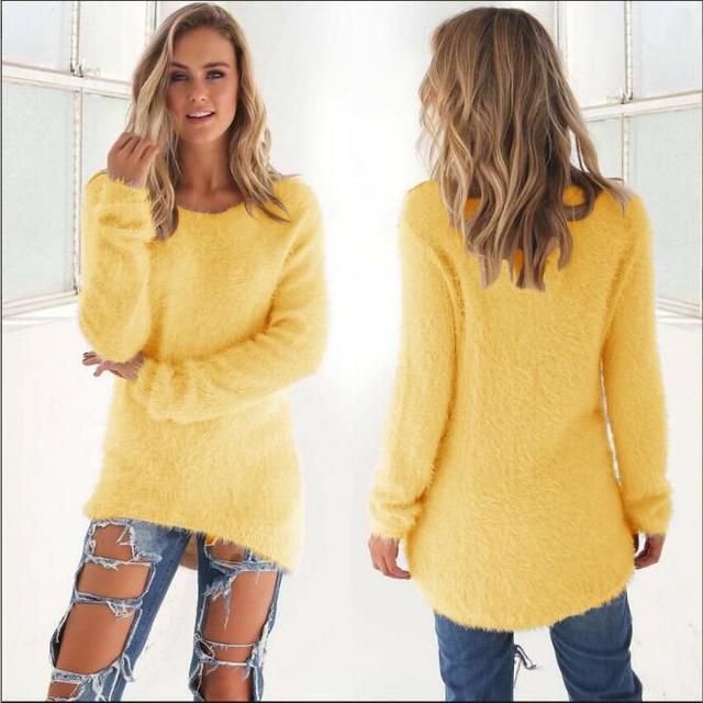 Lässige Damenpullover Oversized Style
