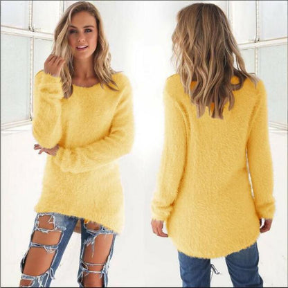 Lässige Damenpullover Oversized Style