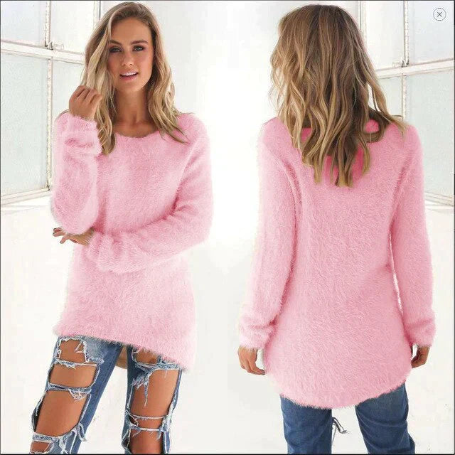 Lässige Damenpullover Oversized Style