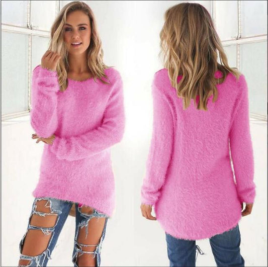 Lässige Damenpullover Oversized Style - IdealeKleiden