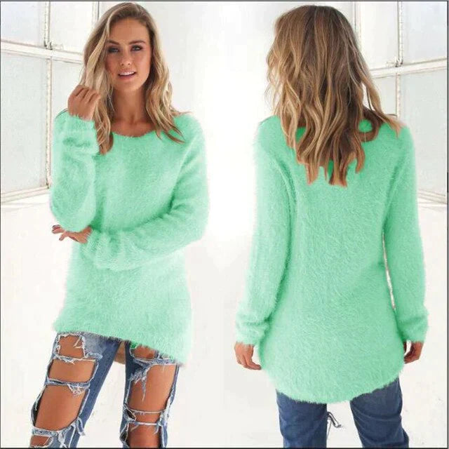 Lässige Damenpullover Oversized Style