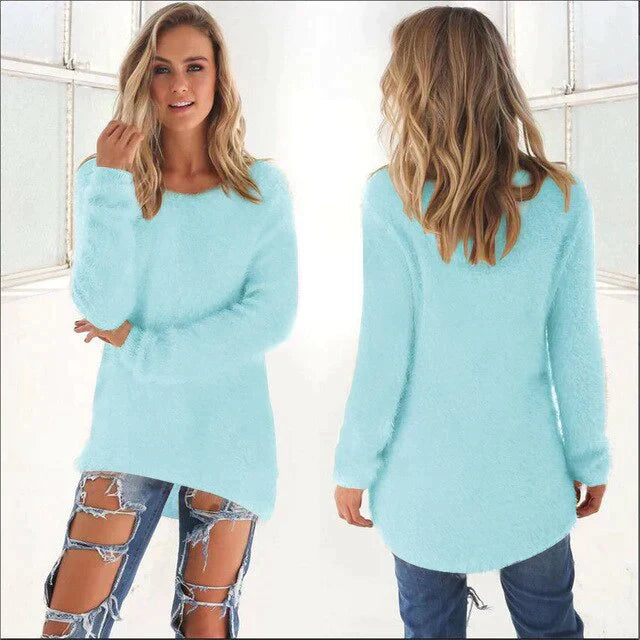Lässige Damenpullover Oversized Style