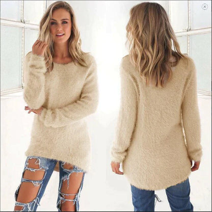 Lässige Damenpullover Oversized Style