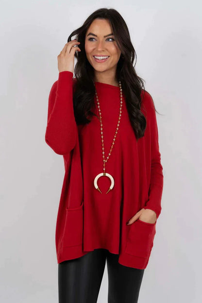 Herbstliche Pullover Damen Komfort