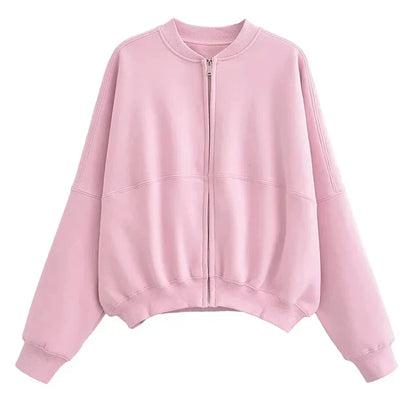 Damen Bomberjacke Modern Stylish - IdealeKleiden