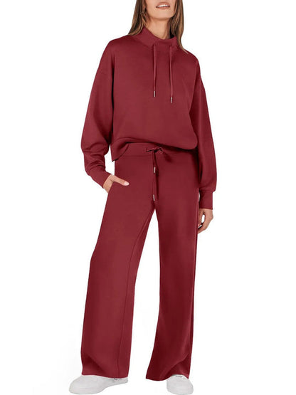 Damenanzug Elegant Weitbein Langarm
