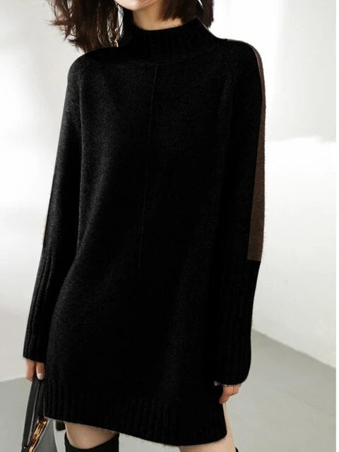 Stylischer Damenpullover Mittellang