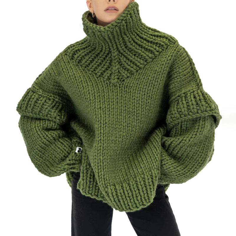 Übergroße Frauenpullover Oversized Style