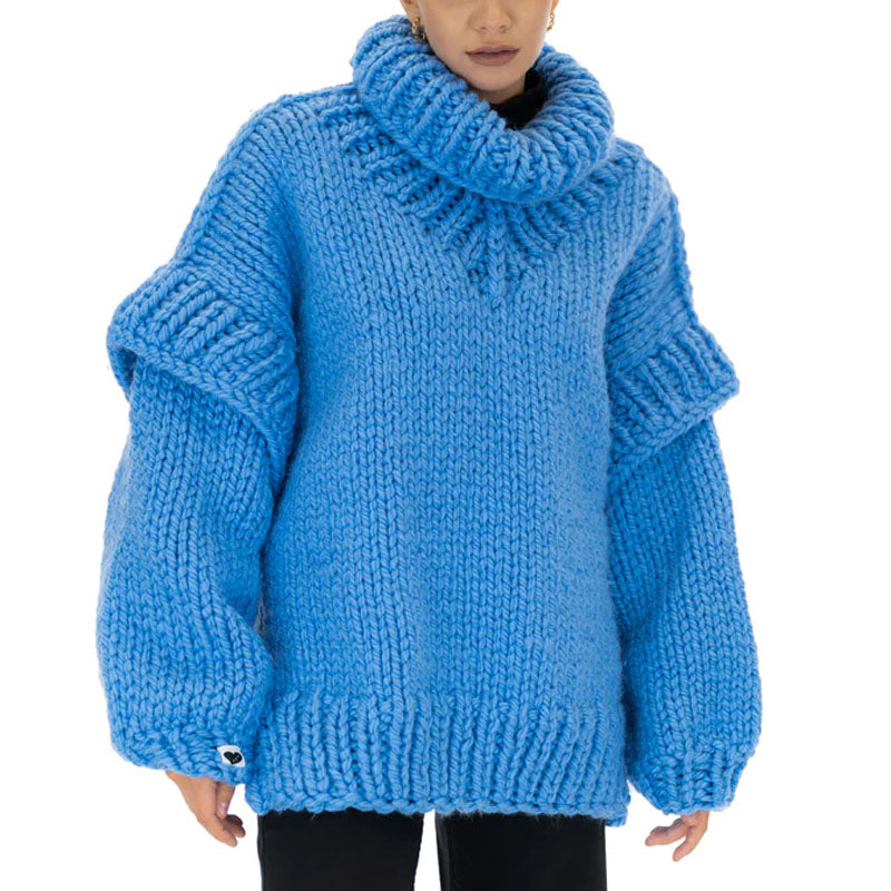 Übergroße Frauenpullover Oversized Style