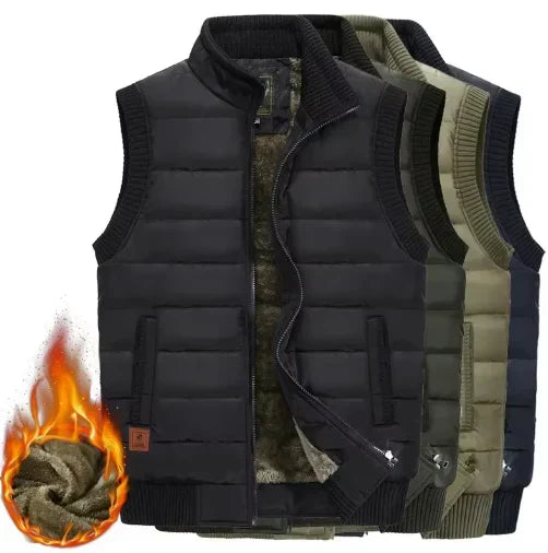 Herren Outdoor-Weste Warm Isoliert - IdealeKleiden