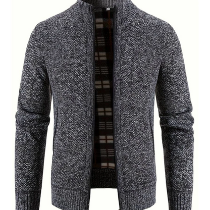 Herren Strickweste Offen Modern