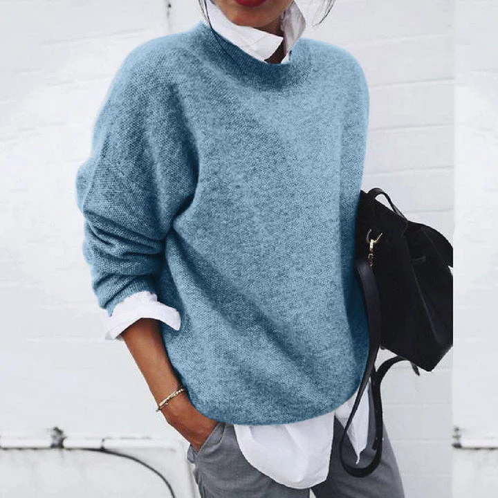 Weicher Kaschmir Pullover Lässig Elegantes Design