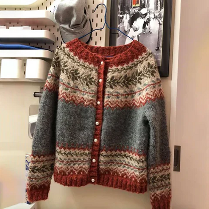 Vintage Cardigan Damen Strick Design - IdealeKleiden