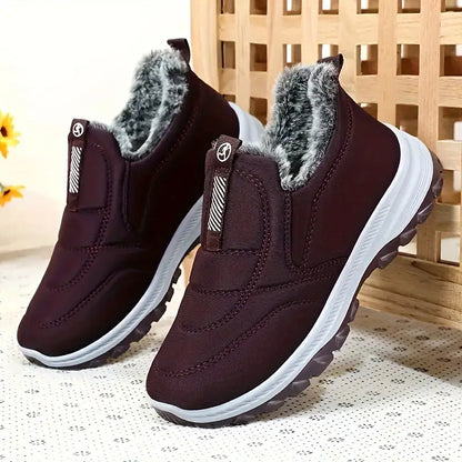 Warmes Damen Winterstiefel Gefüttert Rutschfest