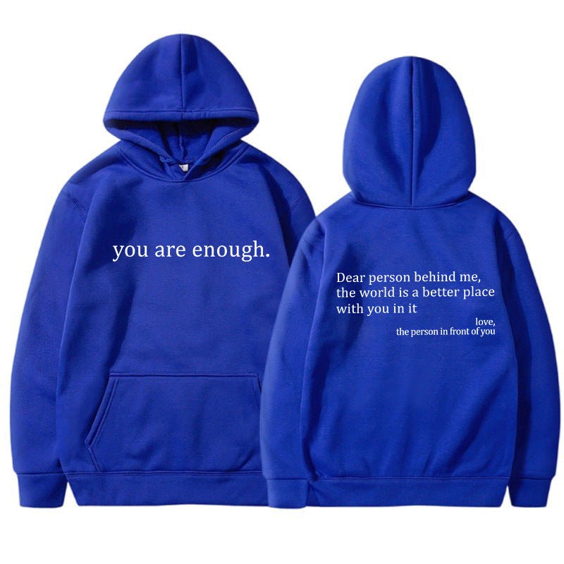 Übergroßer Hoodie Unisex Warm Bedruckt Pullover