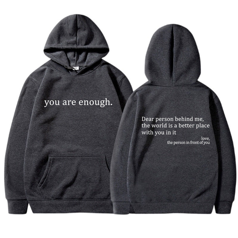 Übergroßer Hoodie Unisex Warm Bedruckt Pullover
