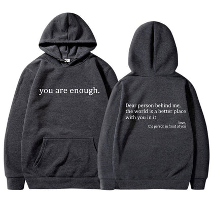 Übergroßer Hoodie Unisex Warm Bedruckt Pullover