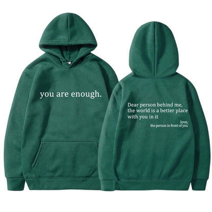 Übergroßer Hoodie Unisex Warm Bedruckt Pullover